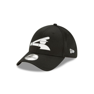 Chicago White Sox Gorra | New Era MLB Clubhouse Collection 39thirty Stretch Fit Cap Mexico - Negros